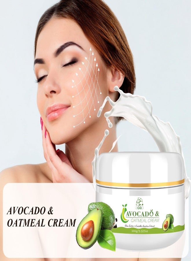 AOAO Avocado Kids Daily Moisturizer Cream, Gently Hydrates Dry, Sensitive Skin for Baby & Kids Face and Body, Natural Oat & Centella for Soothing Nourishing Care, 3.527oz Value Size - Image 4